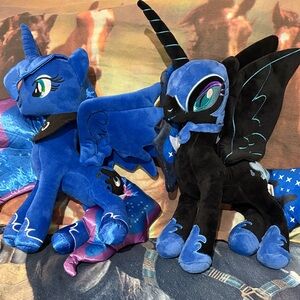 My Little Pony Princess Luna and Nightmare Moon Plushies